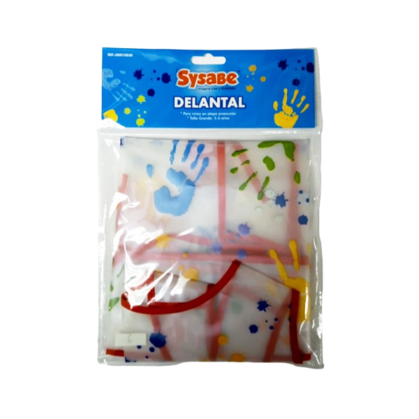 Sysabe Delantal Para Niños Prescolar 5-6 Años