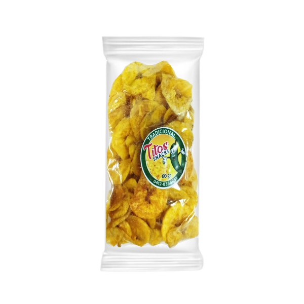 Titos Snacks Platanitos Tradicional 60Gr.