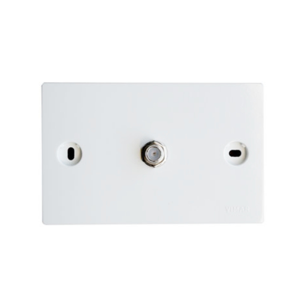 Vimar Toma De Conector Coaxial Tpio F/Blanco