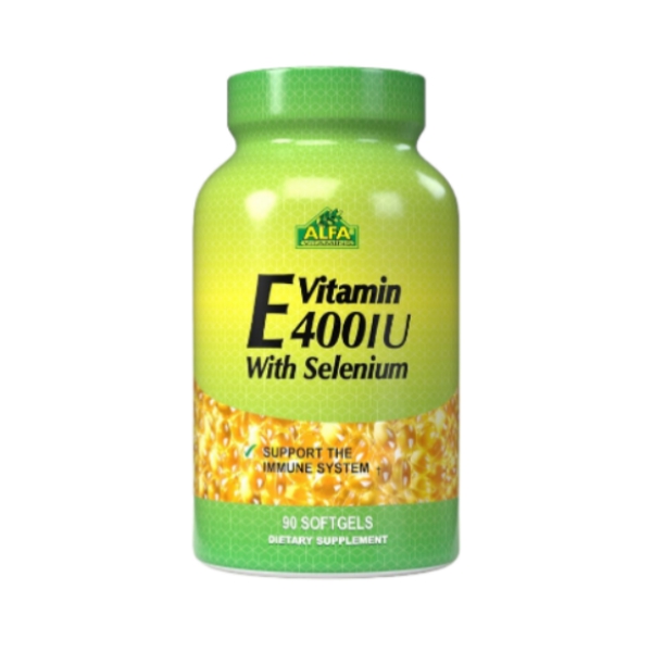 Vitamina E + Selenium 400Ui X 90 Cápsulas Blandas Alfa