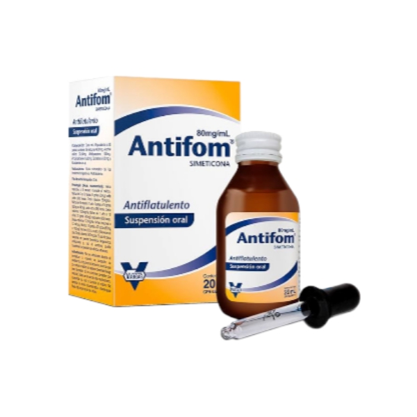 Antifom Simeticona Suspensión Oral 80Mg/Ml X 20Ml Vargas