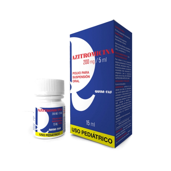 Azitromicina Suspensión Oral 200Mg/15Ml. Quim-Far