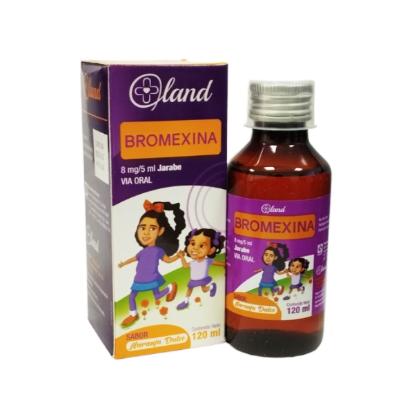 Bromexina Jarabe Adulto 8Mg/5Ml X 120Ml Land