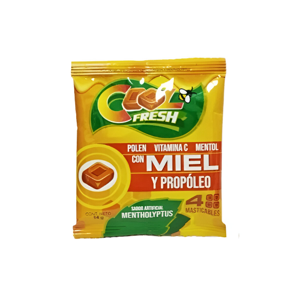 Cool Fresh Caramelos Sabor Mentholyptus 14.Gr.