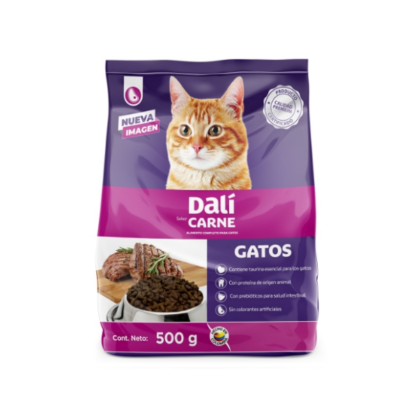 Dali Gatarina Sabor Carne Gatos. 500Gr