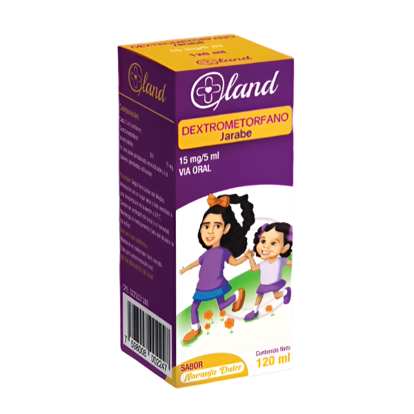 Dextrometorfano Jarabe Adulto 15Mg/5Ml X 120Ml Land