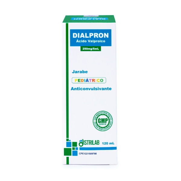 Dialpron (Ácido Valproico) Jarabe 250Mg/5Ml X 120Ml Distrilab