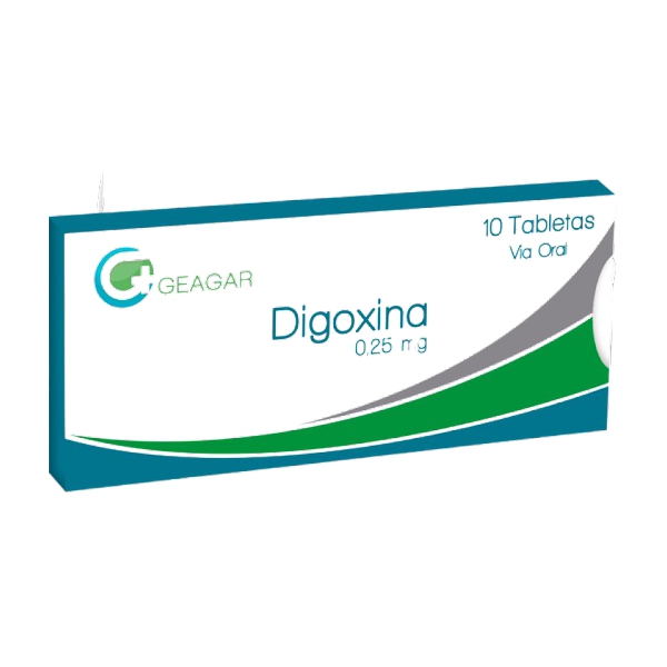 Digoxina 0.25Mg X 10 Comprimidos Geagar