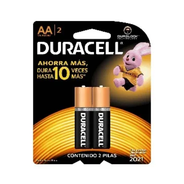 Duracell Pilas Aa2 Duralock X 2 Unidades