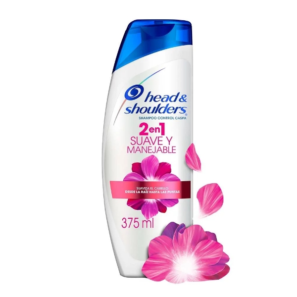 Head-Shoulders Champú 2 En 1 Suave Manejable. 375Ml