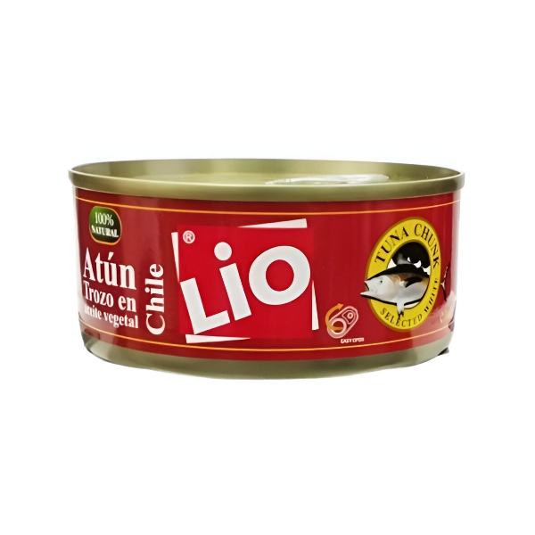Lio Trozos De Atun En Aceite Vegetal Chile 160Gr.