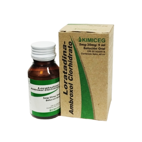Loratadina+Ambroxol 5Mg-30Mg/5Ml X 60Ml Kimiceg