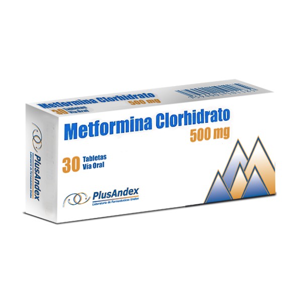 Metformina 500Mg X 30 Comprimidos PlusAndex