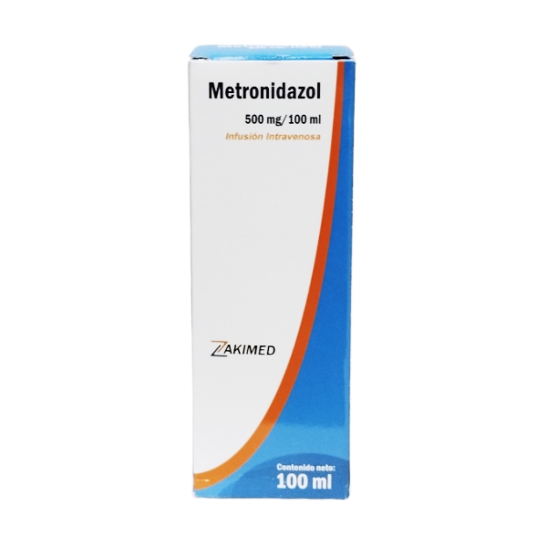 Metronidazol Solución Inyectable 500Mg/100Ml I.V Zakimed
