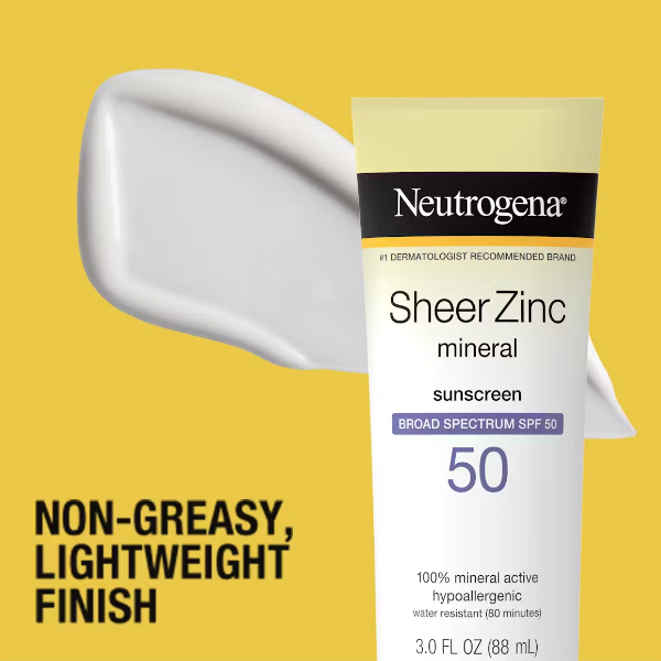 Neutrogena Sunscreen Sheer Zinc Mineral Spf50 88Ml - Imagen 2