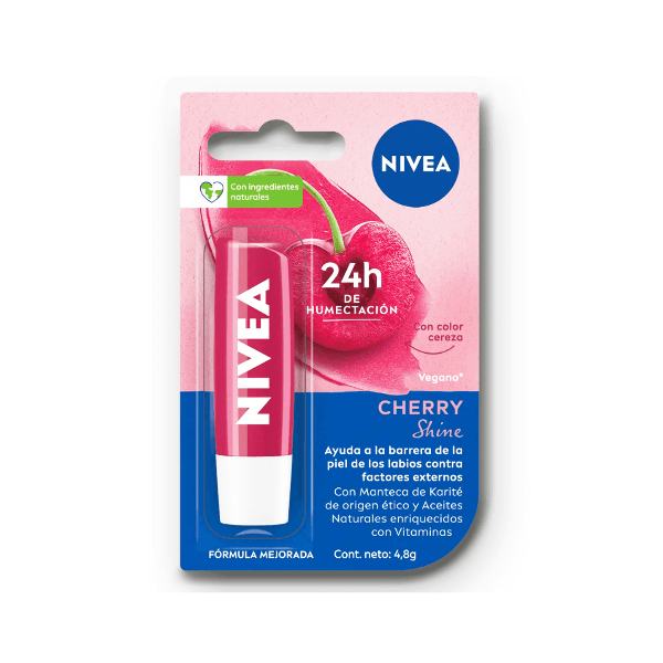 Nivea Labial Cherry Shine 4.8Gr.