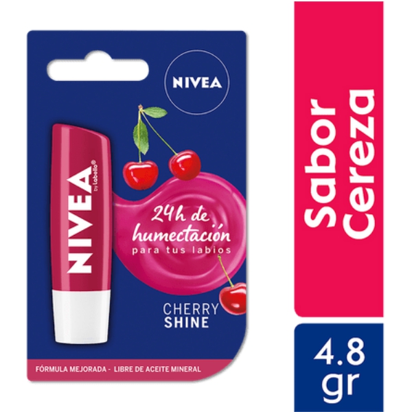 Nivea Labial Cherry Shine 4.8Gr.