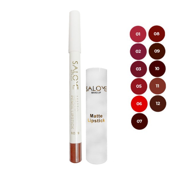 Salome Lip Duo Lipliner + Lipstick Matte Tono 12