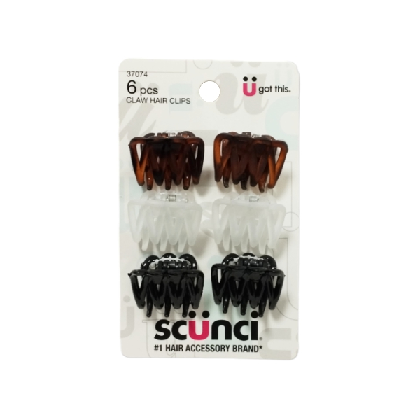 Scunci Set.6 Piezas/Clips De Mordaza