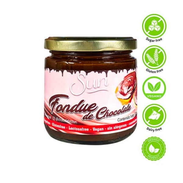 Sun Crema De Chocolate Fondue Sin Azúcar 300Gr.