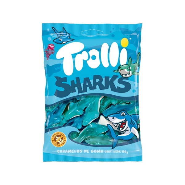 Trolli Caramelos Sharks 100Gr
