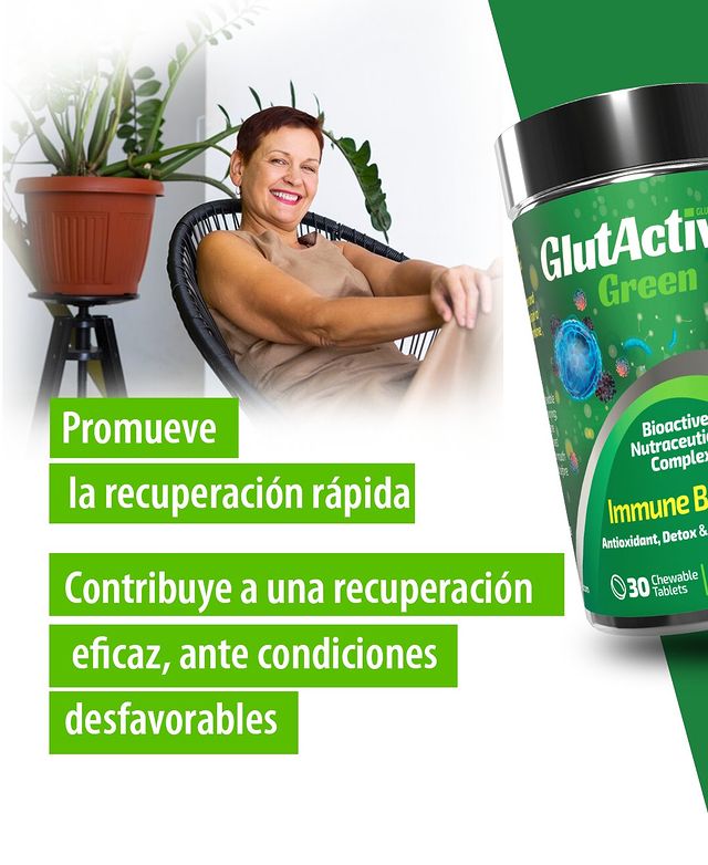 Glutactive Green Immune Booster X 30 Tabletas - Imagen 2