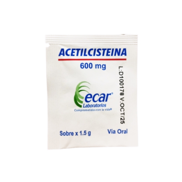 Acetilcisteína Sobre 600Mg X 1.5Gr Ecar