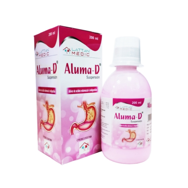 Aluma-D Suspensión Hidróxido De Alumunio+Magnesio+Dimeticona+Domperidona X 200Ml Lattan Medic