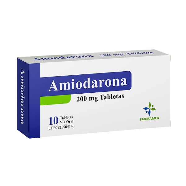 Amiodarona 200Mg X 10Tabletas Farmamed