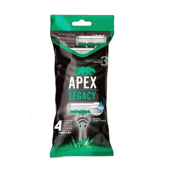 Apex Legacy Afeitadora 4 Hojas X 3 Unidades