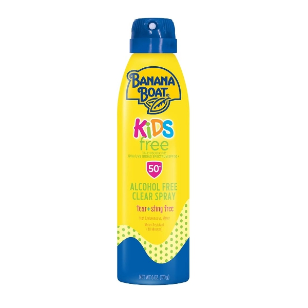Banana Boat Kids Free Spray Protector Solar Sin Alcohol Spf50 170Gr