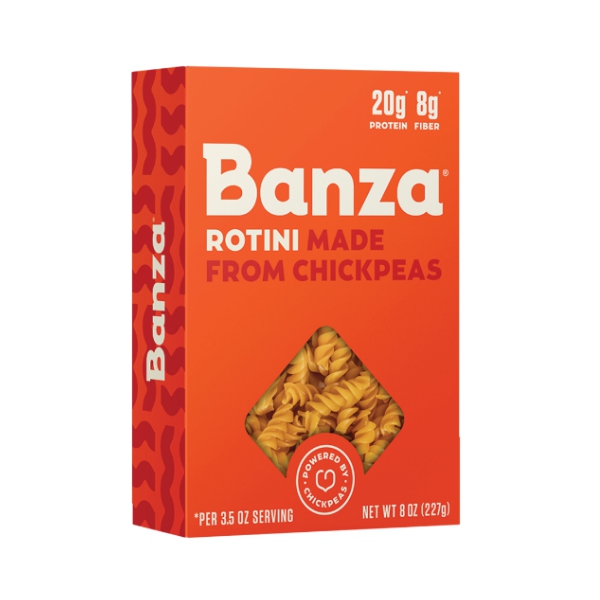 Banza Pasta Rotini Chickpeas Sin Gluten 227Gr