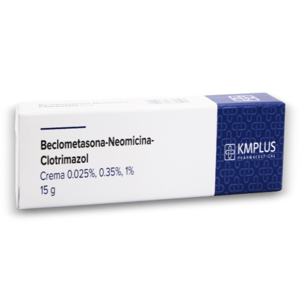 Beclometasona+Clotrimazol+Neomicina Crema X 15Gr Kmplus