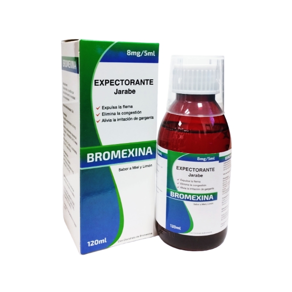 Bromexina Jarabe Adulto 8Mg/5Ml X 120Ml Belmarca