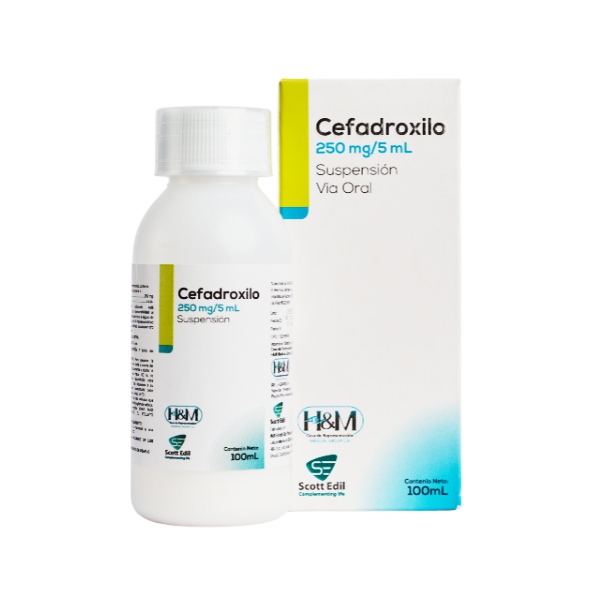 Cefadroxilo Suspension Oral 250Mg/5Ml X 100Ml H&M