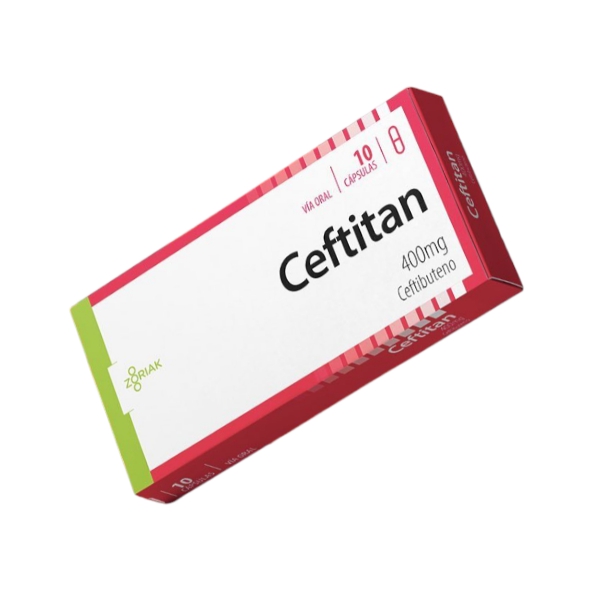 Ceftitan Ceftibuteno 400Mg X 10 Cápsulas Zoriak