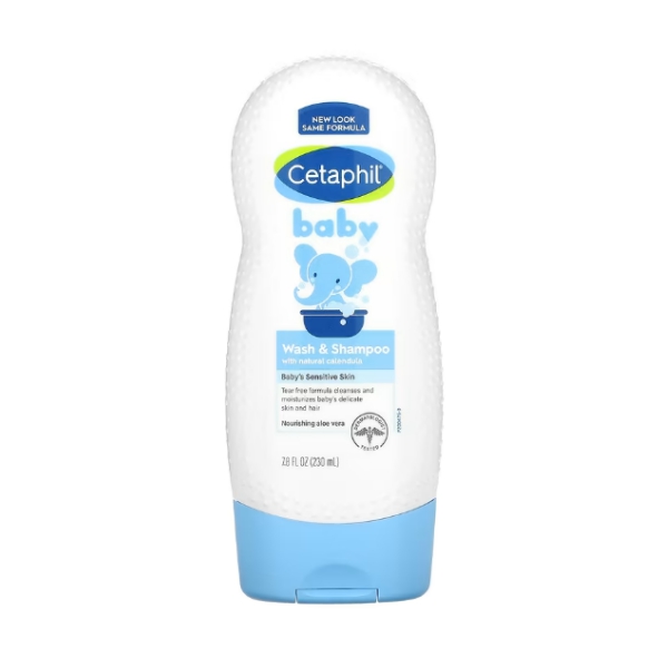 Cetaphil Baby Wash & Shampoo C. Calendula Natural 230Ml