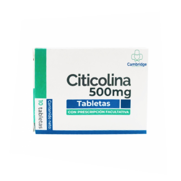 Citicolina 500Mg X 10 Tabletas Cambridge