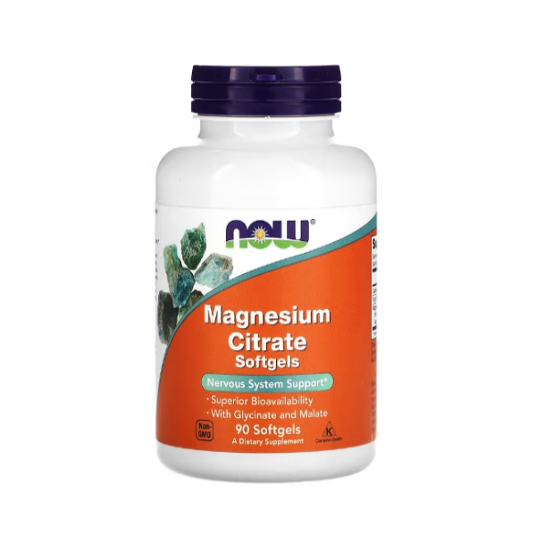 Citrato De Magnesio 134Mg X 90 Cápsulas Now