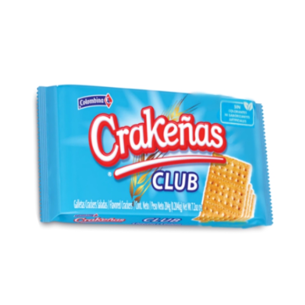 Colombina Galletas Crakeñas Club 24Gr.