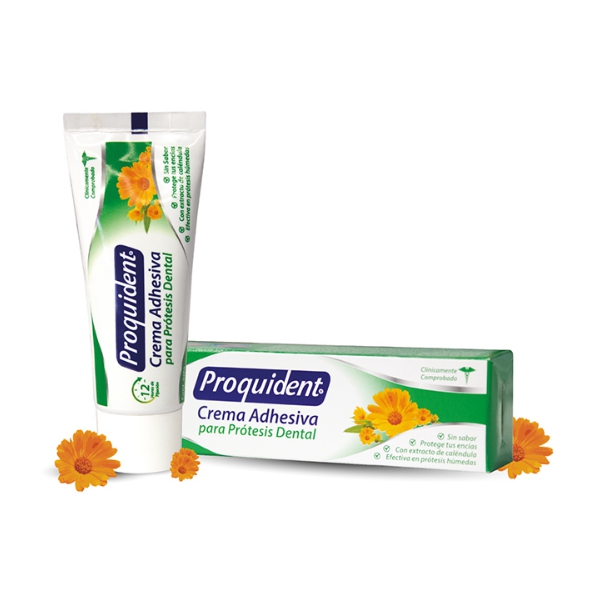 Crema Adhesiva Para Protesis Dental Sin Sabor 40Gr Proquident.