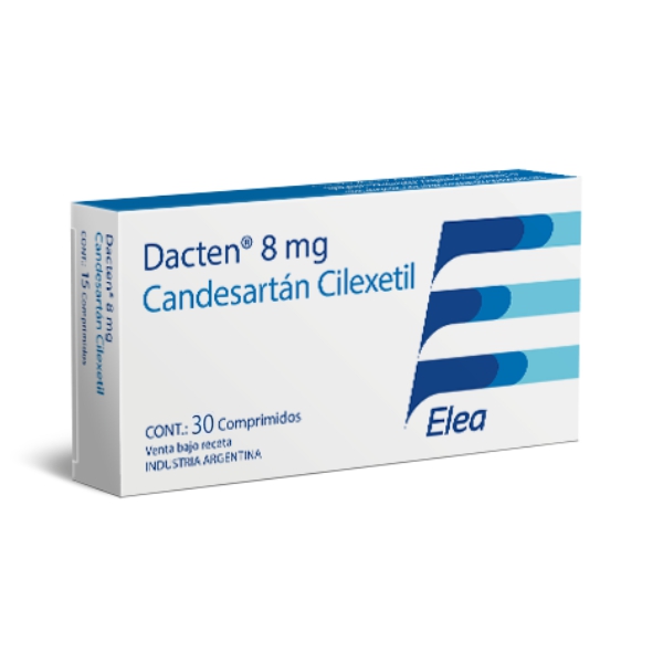 Dacten Candesartán 8Mg X 30 Comprimidos Elea