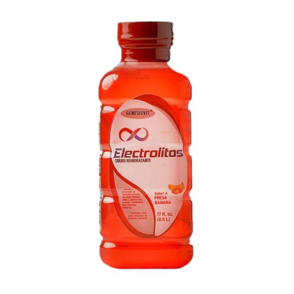 Electrolyte Hydration Solución Oral Strawberry/Banana 500Ml. Genesisvit