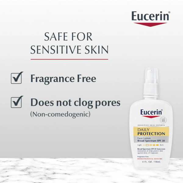 Eucerin Daily Protection Face Lotion & Sunscreen 30Spf 118Ml - Imagen 3