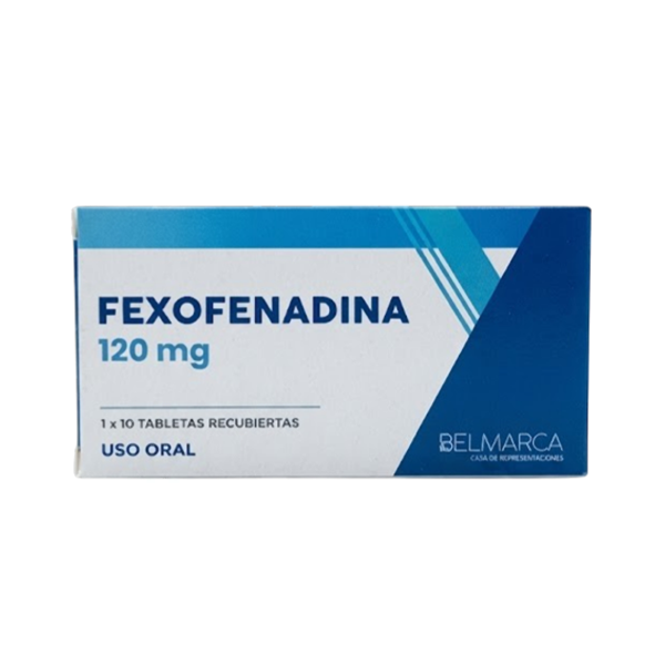 Fexofenadina 120Mg X 10 Tabletas Belmarca