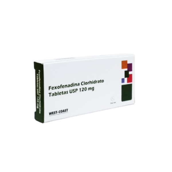 Fexofenadina 120Mg X 10 Tabletas Belmarca