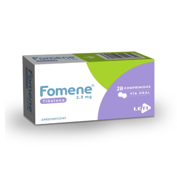 Fomene Tibolona 2.5Mg X 28 Comprimidos Leti