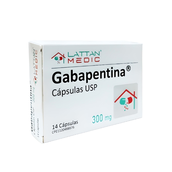 Gabapentina 300Mg X 14 Cápsulas Lattan Medic