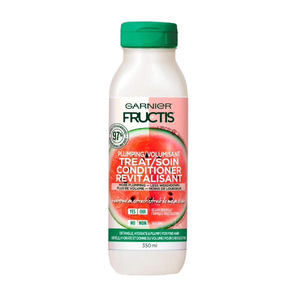 Garnier Fructis Conditioner Plumpling + Watermelon Hair Treat 350Ml