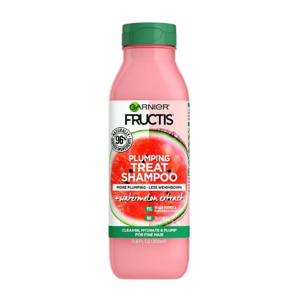 Garnier Fructis Shampoo Plumpling + Watermelon Hair Treat 350Ml
